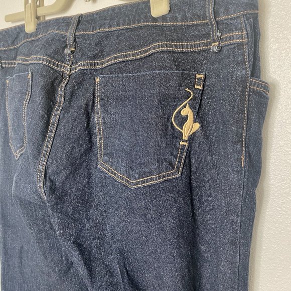 Phat Fashions Dark Wash Flare Jeans - Picture 2 of 5